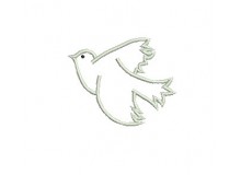 Stickdatei - Taube Satin